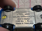 Yellow Blue Malibu Marauder MB960 2015 Matchbox Diecast Car