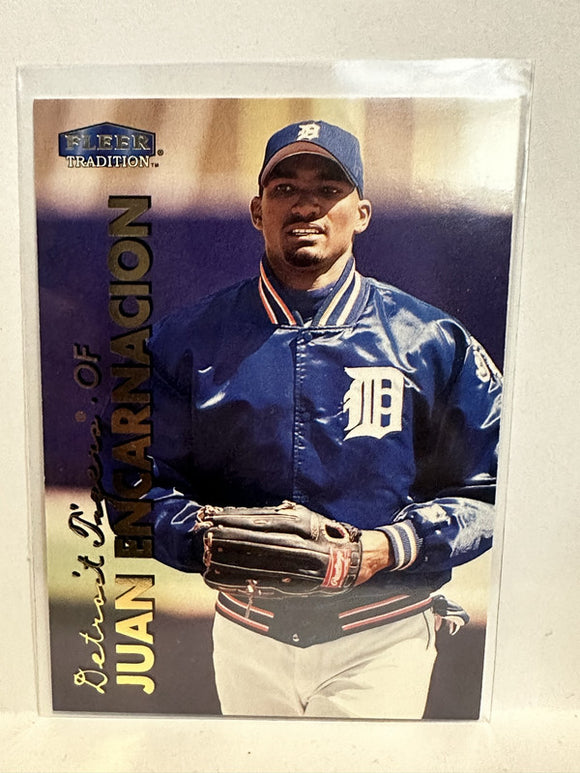 #38 Juan Encarnacion Detroit Tigers 1999 Fleer Tradition Baseball Card