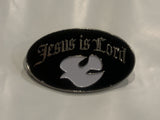 Jesus is Lord Dove Lapel Hat Pin BC
