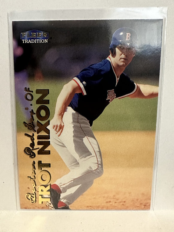 #148 Trot Nixon Boston Red Sox 1999 Fleer Tradition Baseball Card