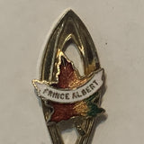 Prince Albert Saskatchewan Maple Leaf collectable Souvenir Spoon PT