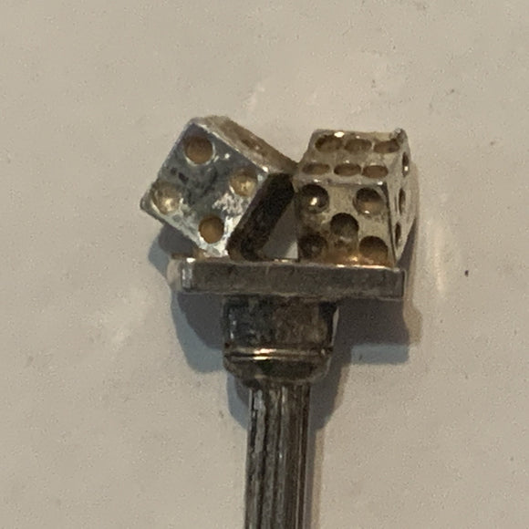 Las Vegas Dice collectable Souvenir Spoon PT