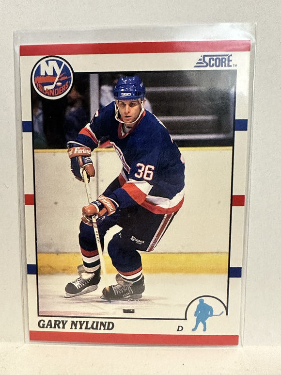 #86 Gary Nylund New York Islanders 1990-91 Score Hockey Card