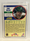 #379 Perry Berezan Minnesota North Stars 1990-91 Score Hockey Card