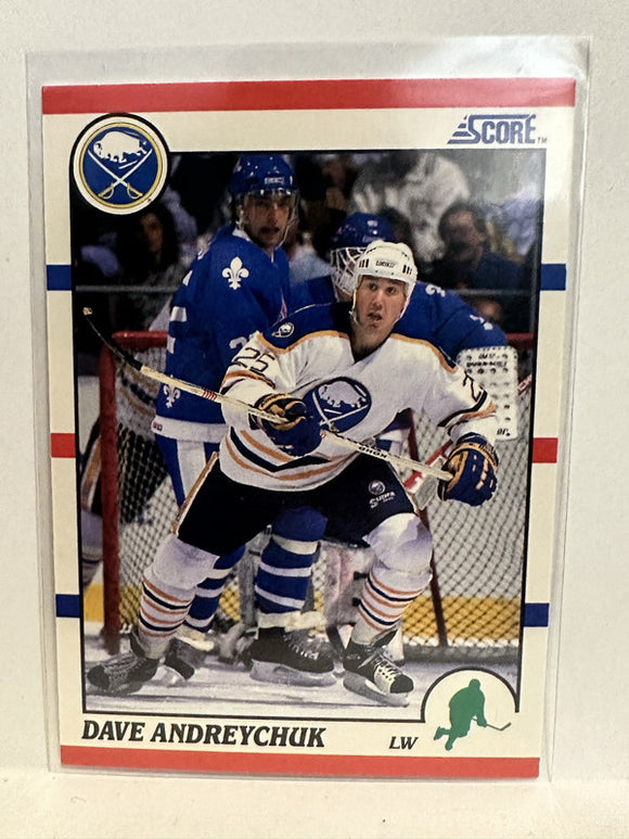 #189 Dave Andreychuk Buffalo Sabres 1990-91 Score Hockey Card