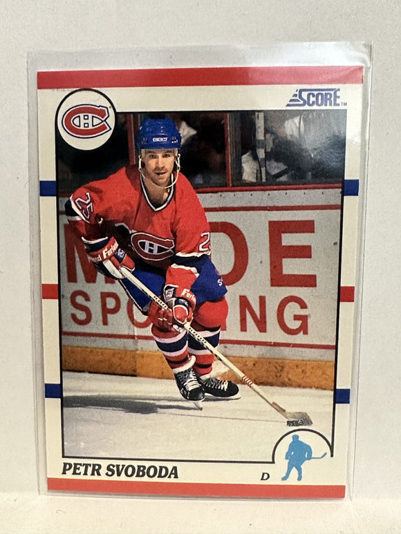 #191 Petr Svoboda Montreal Canadiens 1990-91 Score Hockey Card