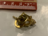 Rose in a Heart Lapel Hat Pin DL