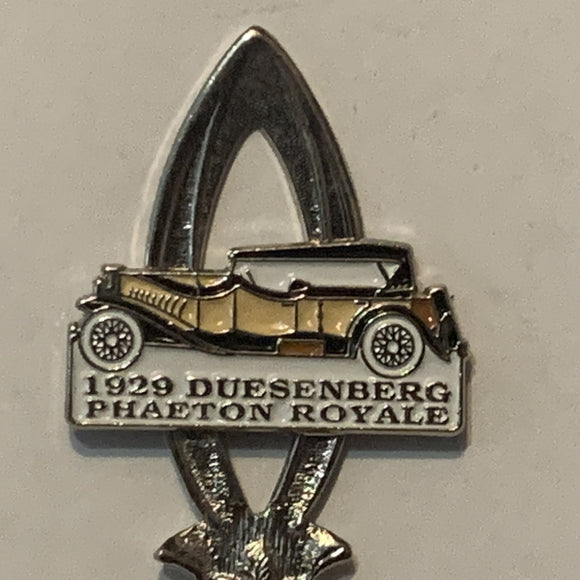 1929 Duesenberg Phaeton Royale Reynolds Alberta Museum collectable Souvenir Spoon PT
