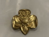 Girl Scouts Crest Emblem Lapel Hat Pin BC