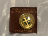 Pope John Paul II Canada 1984 Lapel Hat Pin DL
