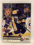 #182 Steve Duchesne St Louis Blues 1994-95 Fleer Ultra Hockey Card