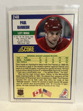 #248 Paul Ranheim Calgary Flames 1990-91 Score Hockey Card