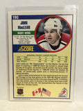 #190 John MacLean New Jersey Devils 1990-91 Score Hockey Card