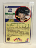 #154 Petri Skriko Vancouver Canucks 1990-91 Score Hockey Card
