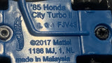 Black '85 Honda City Turbo II FJV43 Hot Wheels Toy Diecast Car