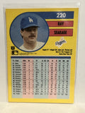 #220 Ray Searage Los Angeles Dodgers 1991 Fleer Baseball Card