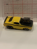 Yellow Plymouth Cuda 2005 Unbranded Toy Diecast Car