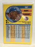 #161 Darryl Strawberry New York Mets 1991 Fleer Baseball Card