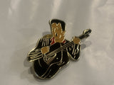 Man Playing a Guitar Lapel Hat Pin BD
