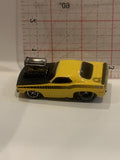 Yellow Plymouth Cuda 2005 Unbranded Toy Diecast Car