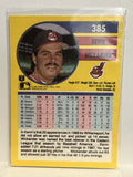#385 Kevin Wickander Cleveland Indians 1991 Fleer Baseball Card