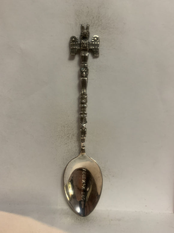 Fort McmUrray Totem Pole Alberta Souvenir Spoon