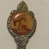 Turner Valley alberta Pump Jack collectable Souvenir Spoon PU