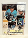 #192 Ulf Dahlen San Jose Sharks 1994-95 Fleer Ultra Hockey Card