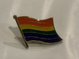 Rainbow Flag Lapel Hat Pin BD