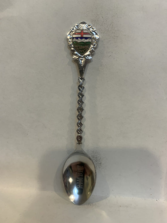 Rimby Alberta Crest Emblem Souvenir Spoon