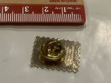 USA Flag Fourth of July 22 Cent Stamp Lapel Hat Pin DL