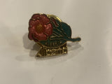 Alberta Wild Rose Flower Lapel Hat Pin BD