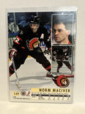 #149 Norm Maciver Ottawa Senators 1994-95 Fleer Ultra Hockey Card
