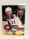 #140 Mark Messier New York Rangers 1994-95 Fleer Ultra Hockey Card
