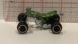 Green ATV Quad Rod Hot Wheels Toy Diecast Car