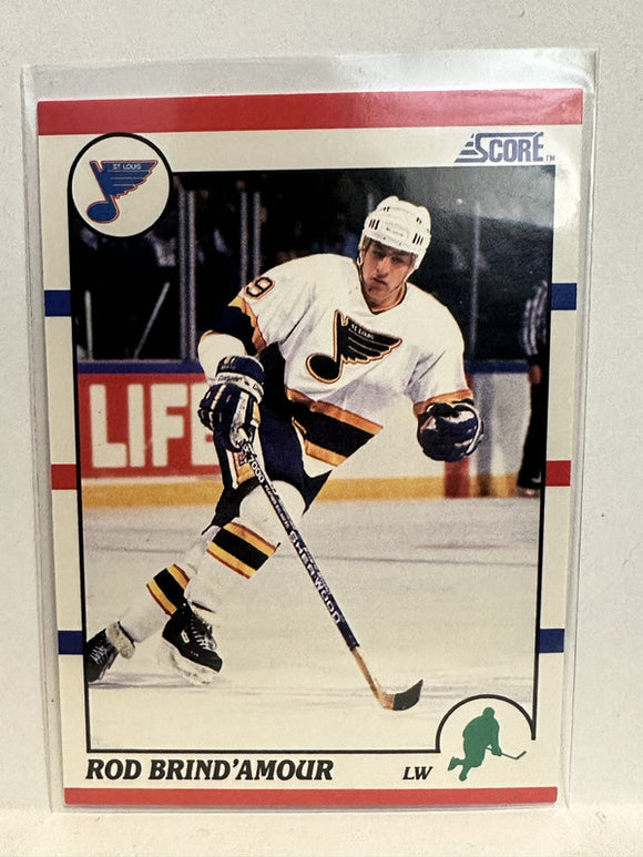 #131 Rod Brind'Amour St Louis Blues 1990-91 Score Hockey Card