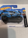 Blue Roadster Bite HW Roadsters 1/10 12/250 HKK07 2021 Hot Wheels Diecast Car