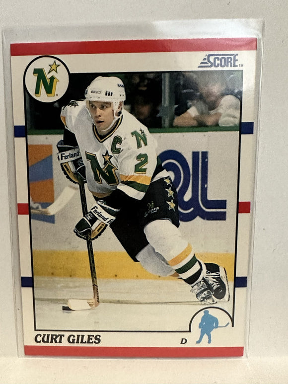 #94 Curt Giles Minnesota North Stars 1990-91 Score Hockey Card