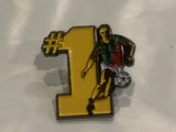 #1 Soccer Football Player Lapel Hat Pin BD