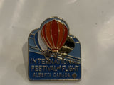 International Festival of Flight Alberta Canada Hot Air Balloon Lapel Hat Pin BD