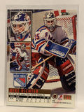 #143 Mike Richter New York Rangers 1994-95 Fleer Ultra Hockey Card