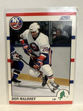 #303 Don Maloney New York Islanders 1990-91 Score Hockey Card
