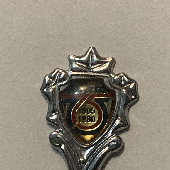 Calgary Alberta 75th 1905 1980 Canada collectable Souvenir Spoon PU