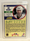 #303 Don Maloney New York Islanders 1990-91 Score Hockey Card