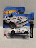 White Corvette Grand Sport Roadster HW Roadsters 3/10 14/250 HKK09 2021 Hot Wheels Diecast Car