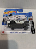 White Corvette Grand Sport Roadster HW Roadsters 3/10 14/250 HKK09 2021 Hot Wheels Diecast Car