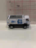 White Police Swat Truck Unbranded Toy Diecast Car
