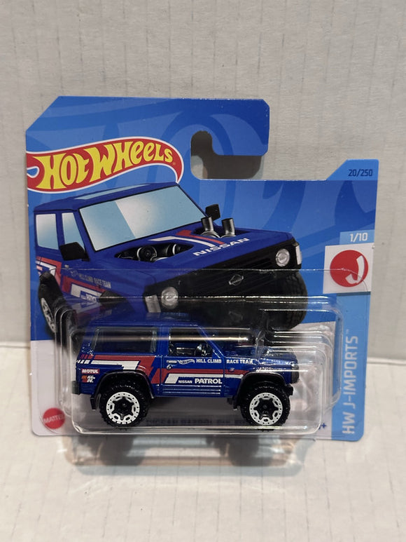 Blue Nissan Patrol Custom HW J-Imports 1/10 20/250 HKK61 2021 Hot Wheels Diecast Car