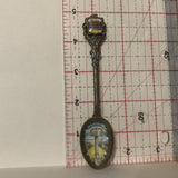 Dawson Creek BC Mile 0 Painted Bowl Collectable Souvenir Spoon DC