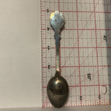 Dawson Creek BC Mile 0 Painted Bowl Collectable Souvenir Spoon DC